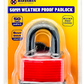 50mm Security Padlock Marksman Strong Brass with 3 Keys Weather Proof Marksman