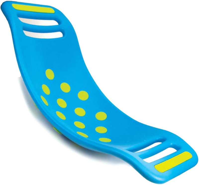 Kids Balance Board Wobble Popper Toy Sensory Popping Exercise Preschool Fun Blue Fat Brain Toys