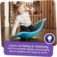 Kids Balance Board Wobble Popper Toy Sensory Popping Exercise Preschool Fun Blue Fat Brain Toys