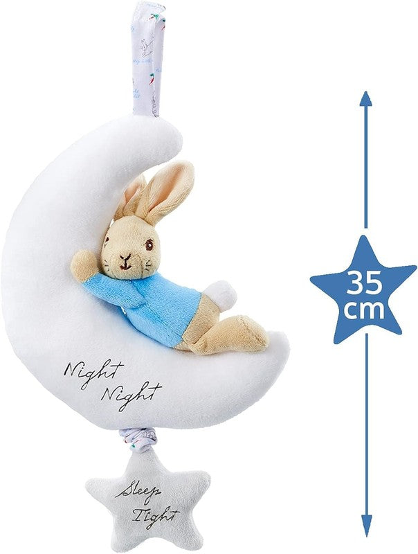 Peter Rabbit Musical Night Toy Baby Cot Plush Lullaby Soother Beatrix Potter Peter Rabbit