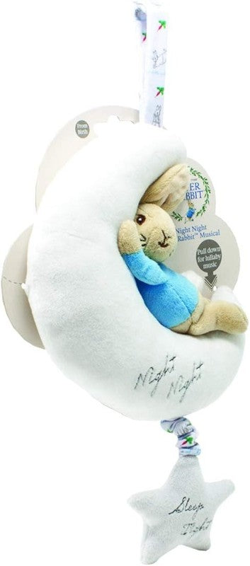 Peter Rabbit Musical Night Toy Baby Cot Plush Lullaby Soother Beatrix Potter Peter Rabbit