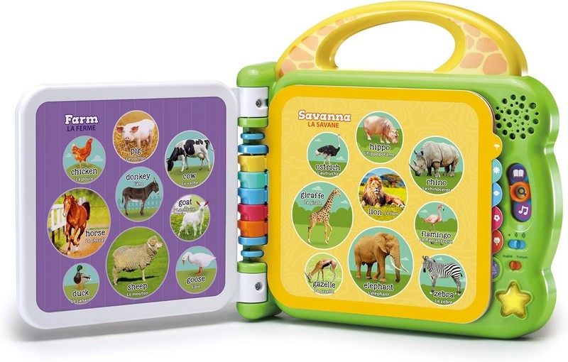 LeapFrog 100 Animals Book Baby Learning Toy Sounds Words Educational Kids Gift LeapFrog