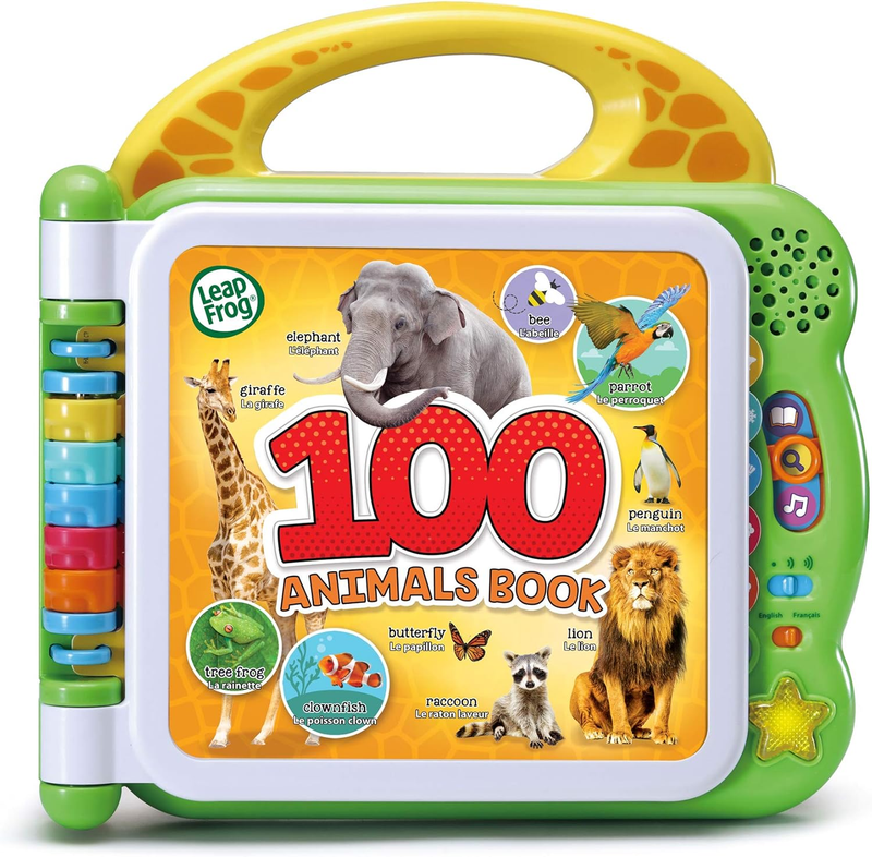 LeapFrog 100 Animals Book Baby Learning Toy Sounds Words Educational Kids Gift LeapFrog
