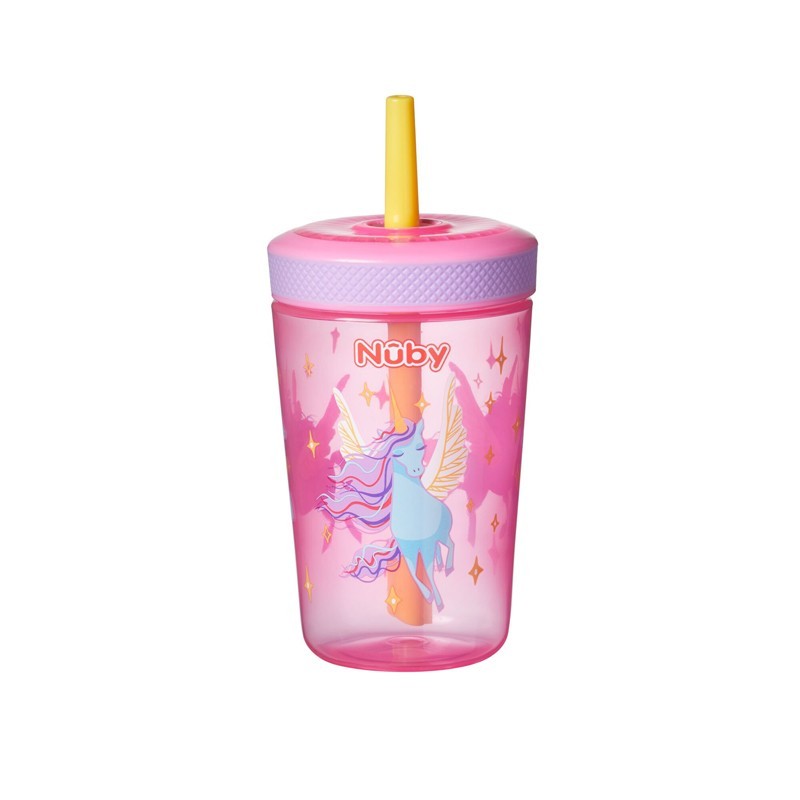 Nuby Baby Toddler Sip It Swirler Straw Drinking Training Cup 14oz 18m+ nuby