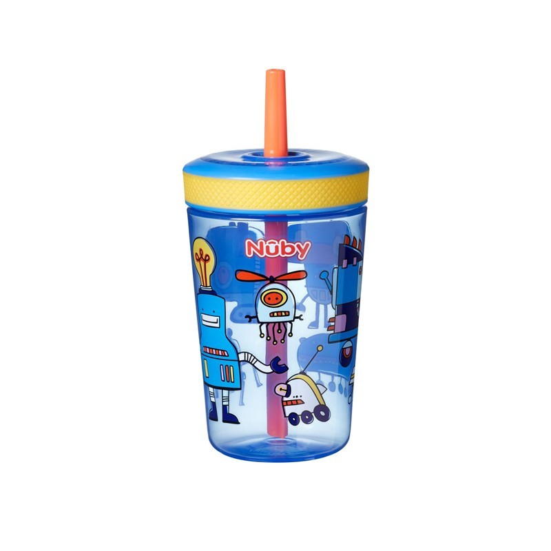 Nuby Baby Toddler Sip It Swirler Straw Drinking Training Cup 14oz 18m+ nuby