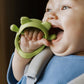 Silicone Baby Wrist Teether Nuby Mini BPA Free Easy Grip Infant Teething Toy 3M Nuby