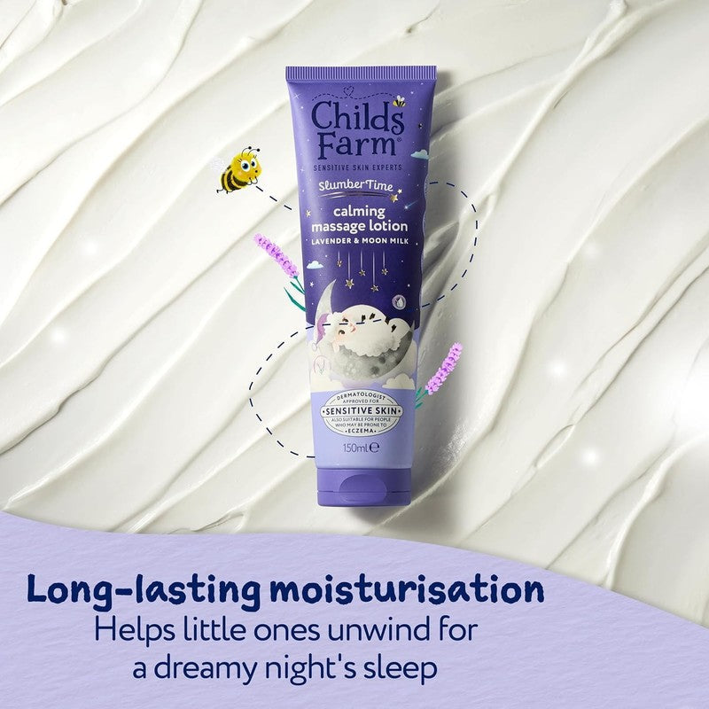 Baby Sleep Massage Lotion Childs Farm SlumberTime Lavender Calming Newborn 150ml childs farm