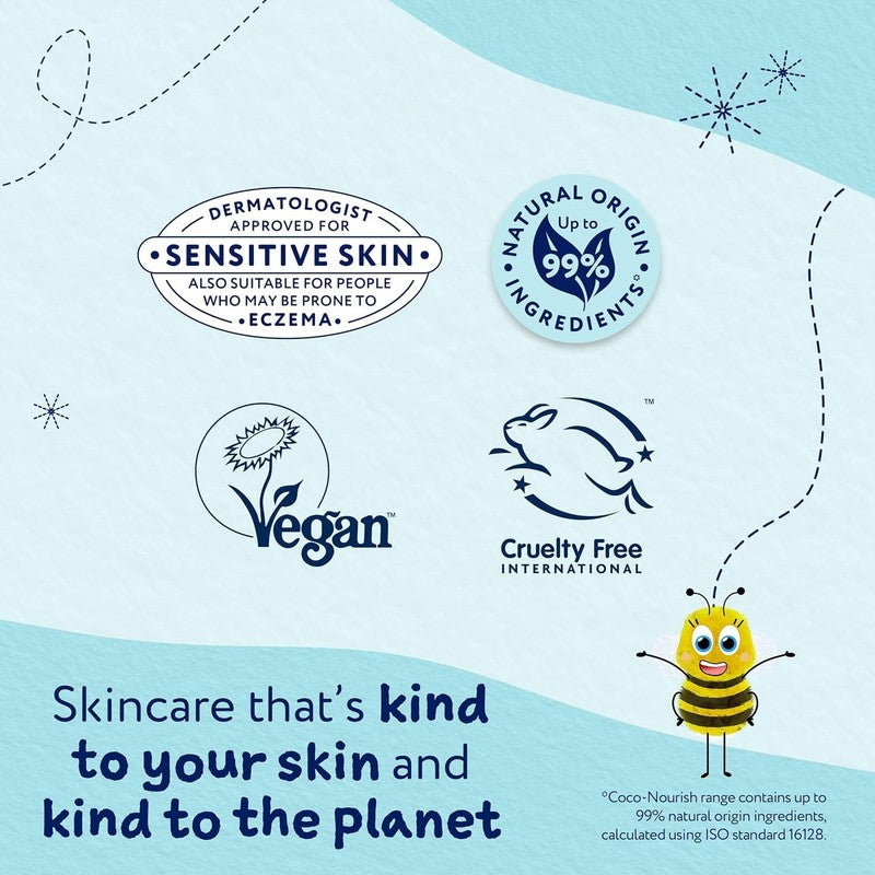 Childs Farm Coco Nourish Shampoo Kids Coconut Gentle Tear Free Curly Hair 250mls Childs Farm