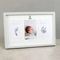 Baby Hand Footprint Kit Newborn Keepsake Frame Juliana Bambino Grey Ink Pad Gift Unbranded