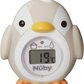 Baby Bath Thermometer Digital Nuby Penguin Safe BPA Free Newborn Grey LCD Screen nuby