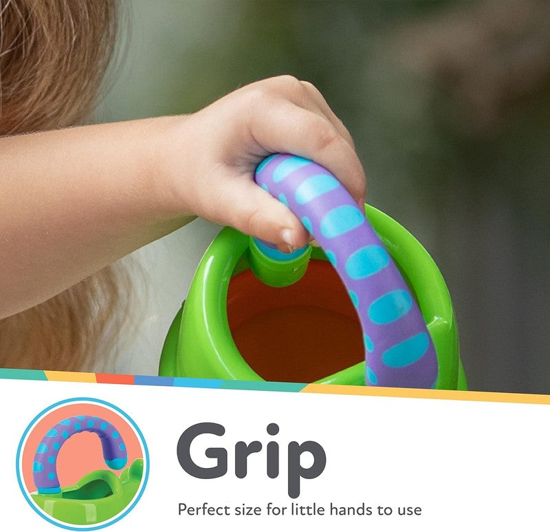 Baby Bath Toy Watering Can Nuby Fun Easy Hold Outdoor Toddler Green 6 Months N�by