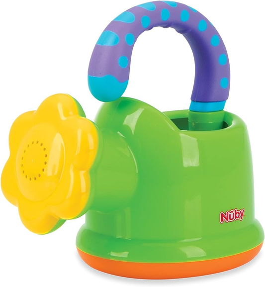 Baby Bath Toy Watering Can Nuby Fun Easy Hold Outdoor Toddler Green 6 Months N�by