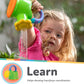 Baby Bath Toy Watering Can Nuby Fun Easy Hold Outdoor Toddler Green 6 Months N�by