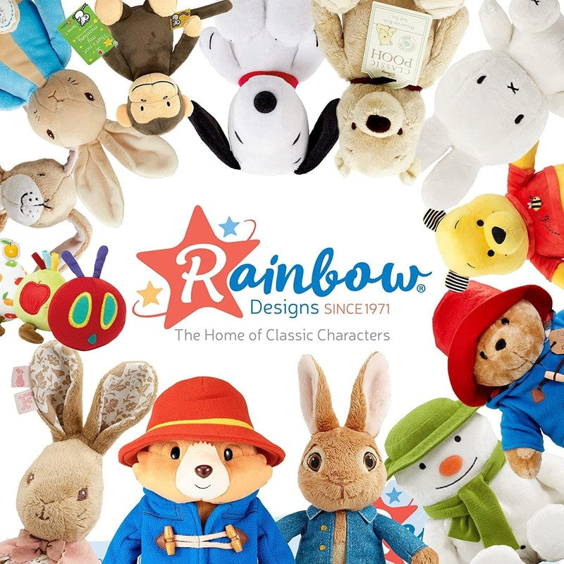 Flopsy Bunny Plush Beatrix Potter Rainbow Design Baby Gift Soft Teddy Deluxe Toy Flopsy Bunny Plush
