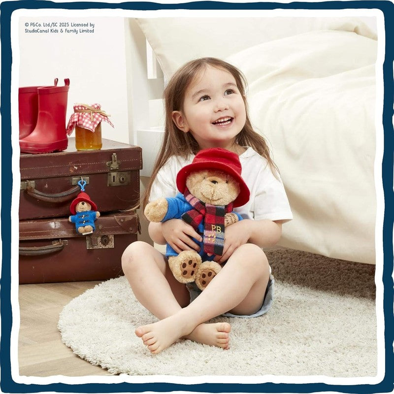 Paddington Bear Teddy Plush Large Cuddly Rainbow Designs Scarf Premium Gift Toy Paddington Bear Teddy Plush