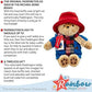 Paddington Bear Teddy Plush Large Cuddly Rainbow Designs Scarf Premium Gift Toy Paddington Bear Teddy Plush