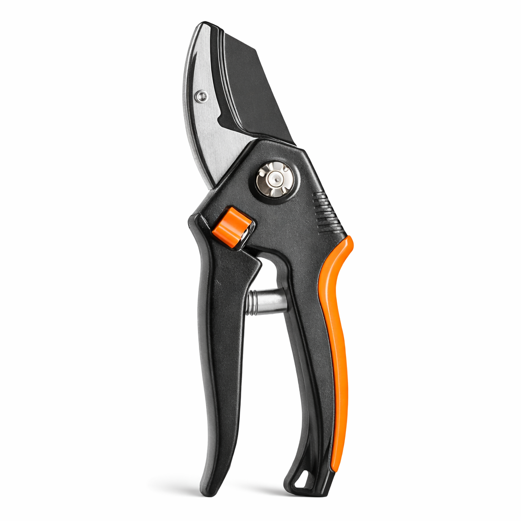 Anvil Secateurs Heavy Duty Garden Pruning Shears Cutter Tool Safety Lock Premium