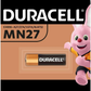 Duracell MN27 Battery Alkaline 12V Key Fob Remote Car Alarm Power Cell Pack Duracell