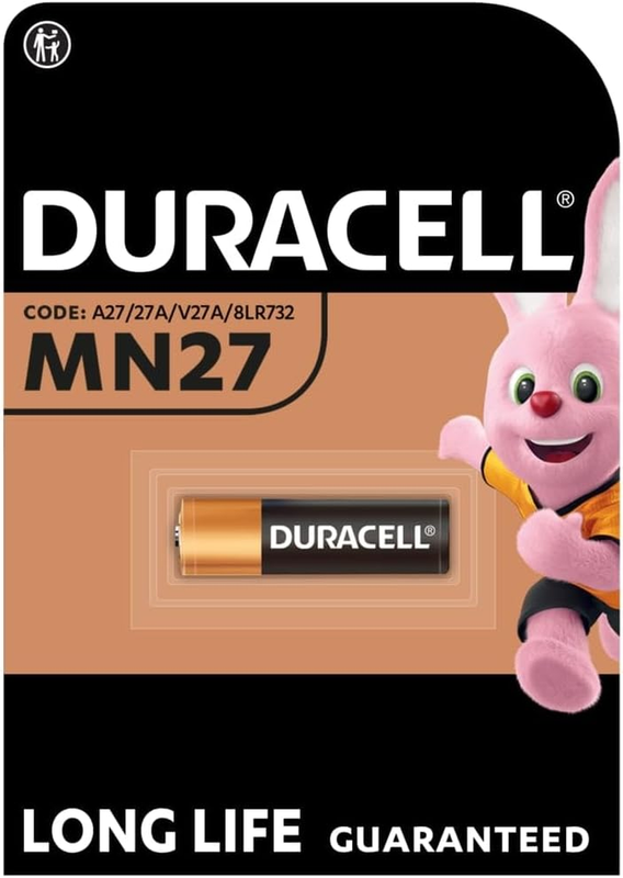 Duracell MN27 Battery Alkaline 12V Key Fob Remote Car Alarm Power Cell Pack Duracell