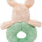 Winnie Pooh Piglet Baby Rattle Soft Toy Ring Plush Infant Disney Official Disney