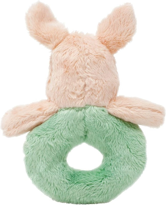 Winnie Pooh Piglet Baby Rattle Soft Toy Ring Plush Infant Disney Official Disney