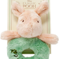 Winnie Pooh Piglet Baby Rattle Soft Toy Ring Plush Infant Disney Official Disney