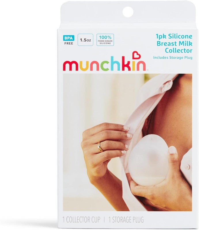 Breast Milk Collector Silicone Nursing Pump Baby Feeding Munchkin Easy Use Ergon Munchkin
