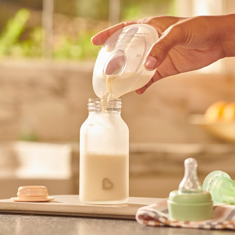 Breast Milk Collector Silicone Nursing Pump Baby Feeding Munchkin Easy Use Ergon Munchkin