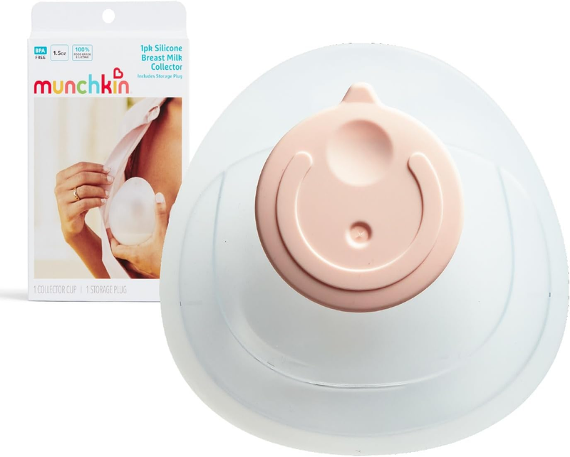 Breast Milk Collector Silicone Nursing Pump Baby Feeding Munchkin Easy Use Ergon Munchkin