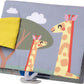 Taf Toys Savannah Tummy Time Newborn Baby Book Double Sided Sensory Mirror taf