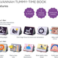 Taf Toys Savannah Tummy Time Newborn Baby Book Double Sided Sensory Mirror taf