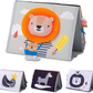 Taf Toys Savannah Tummy Time Newborn Baby Book Double Sided Sensory Mirror taf