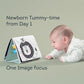 Taf Toys Savannah Tummy Time Newborn Baby Book Double Sided Sensory Mirror taf