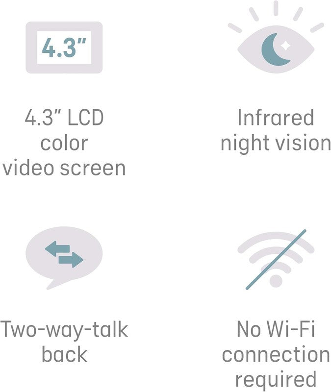 Angelcare Movement Monitor Baby Video Sound AC251 No Wifi Sensor Alarm System Angelcare