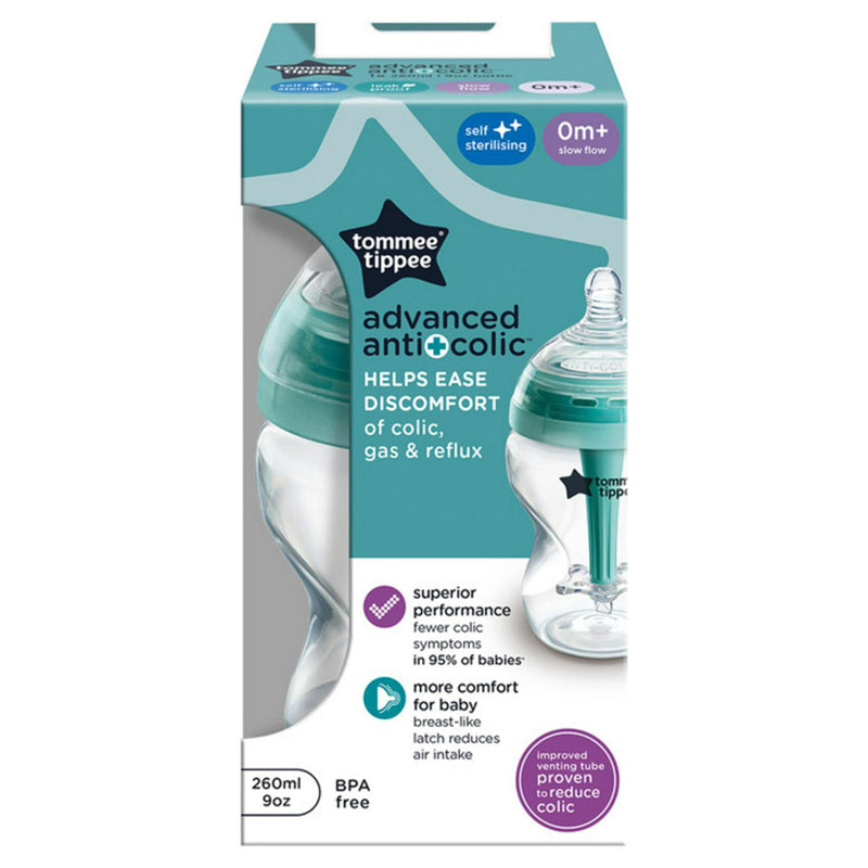 Tommee Tippee Anti Colic Baby Bottle 260Ml Heat Sensing Valve Feeding Comfort Baby Products Wholesaler