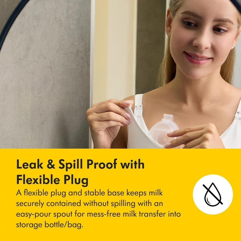 Breast Milk Collector Wearable Leakproof In Bra Silicone Cups Reusable Set - Deal For Any Occasion