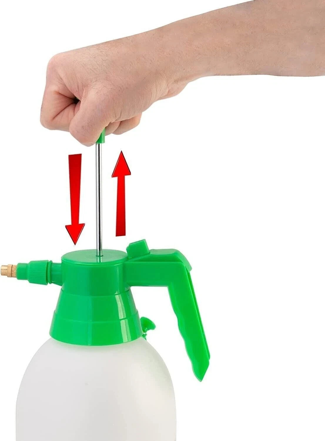 Pressure Sprayer 1.5L Garden Pump Weed Killer Bottle Hand Spray Gun Allotment Unbranded