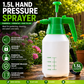 Pressure Sprayer 1.5L Garden Pump Weed Killer Bottle Hand Spray Gun Allotment Unbranded