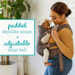 Infantino Flip Advanced 4 in 1 Ergonomic Baby Carrier Leopard Newborn Toddler Infantino