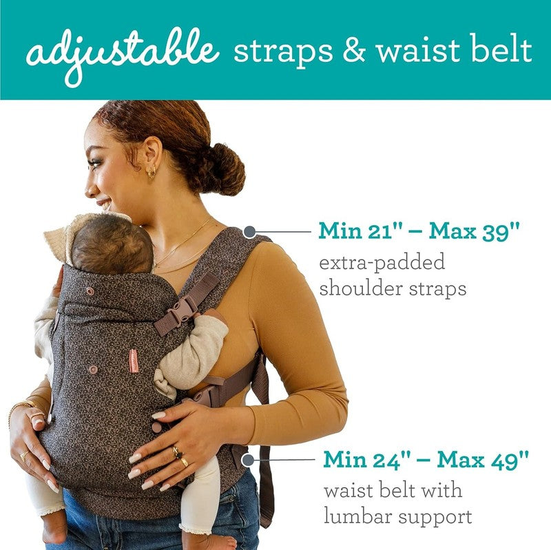 Infantino Flip Advanced 4 in 1 Ergonomic Baby Carrier Leopard Newborn Toddler Infantino