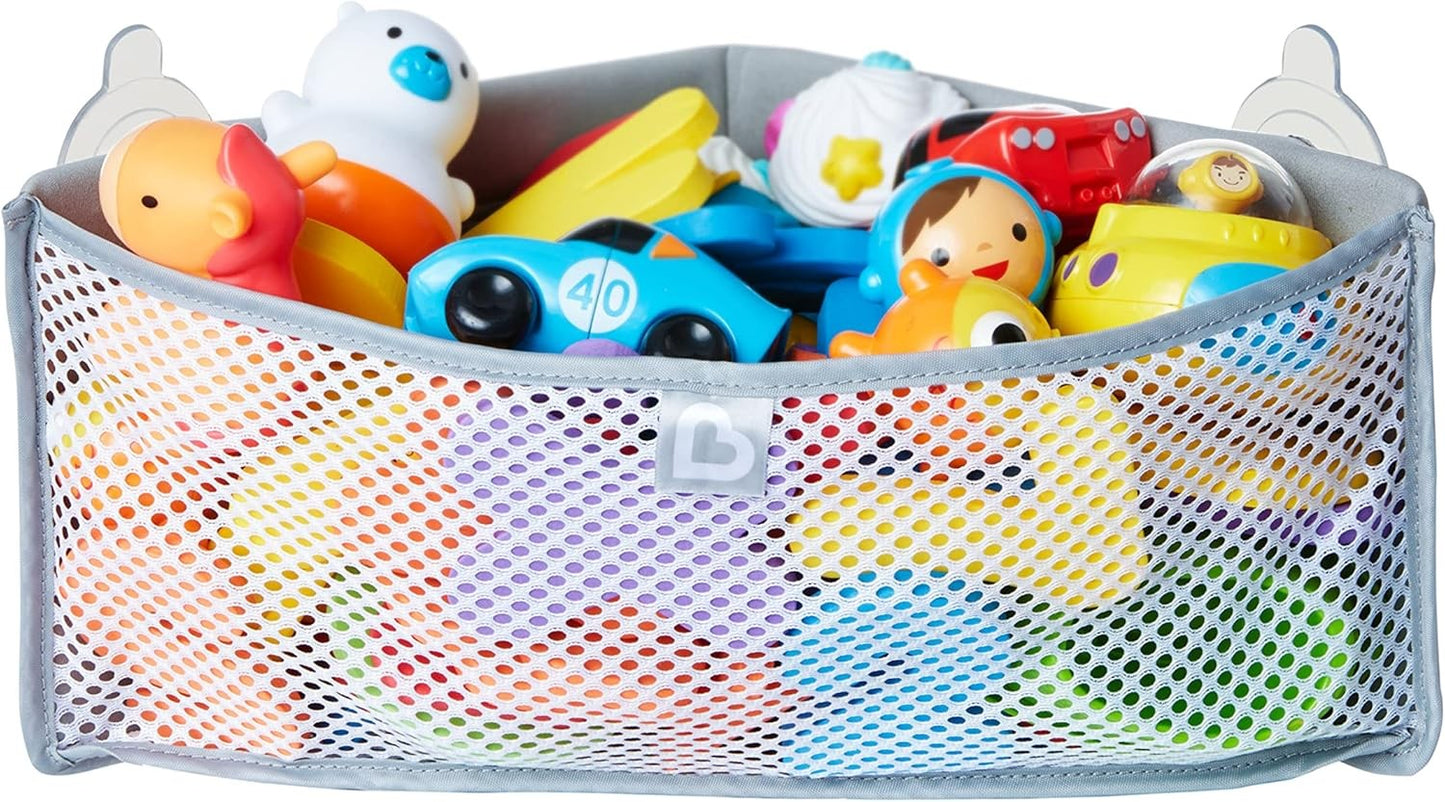 Munchkin Corner Bath Organiser High'n Dry Toy Storage Pouch Handy Container Munchkin