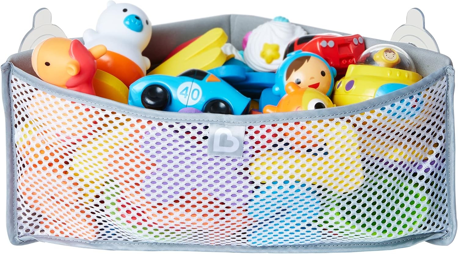 Munchkin Corner Bath Organiser High'n Dry Toy Storage Pouch Handy Container Munchkin