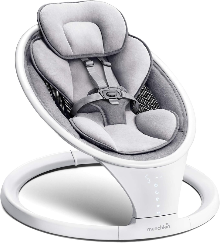 Munchkin Baby Swing Electric Bluetooth Rocker Bouncer Chair Portable White Munchkin