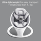 Munchkin Baby Swing Electric Bluetooth Rocker Bouncer Chair Portable White Munchkin