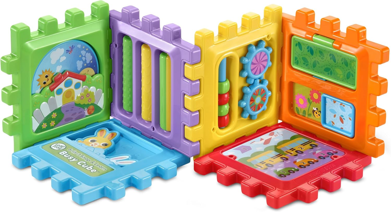 LeapFrog Busy Cube Toy Baby Learning Activity Motor Skills Sensory Puzzle Play LeapFrog/ Leapster