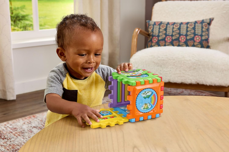 LeapFrog Busy Cube Toy Baby Learning Activity Motor Skills Sensory Puzzle Play LeapFrog/ Leapster
