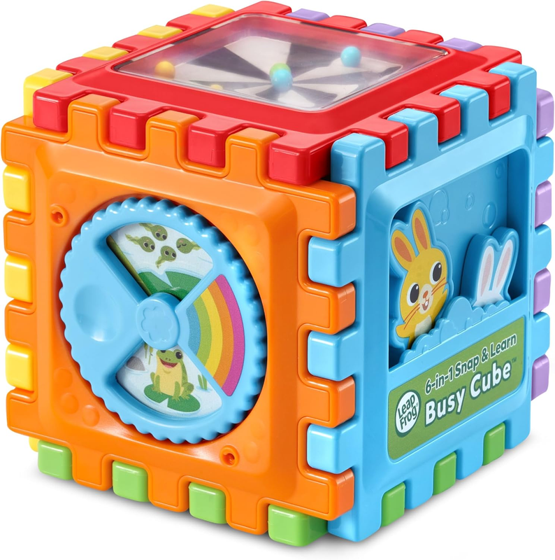 LeapFrog Busy Cube Toy Baby Learning Activity Motor Skills Sensory Puzzle Play LeapFrog/ Leapster