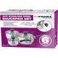 Stainless Steel Saucepan Set Induction Non Stick Pots With Glass Lids 6Pc Pan Unbranded