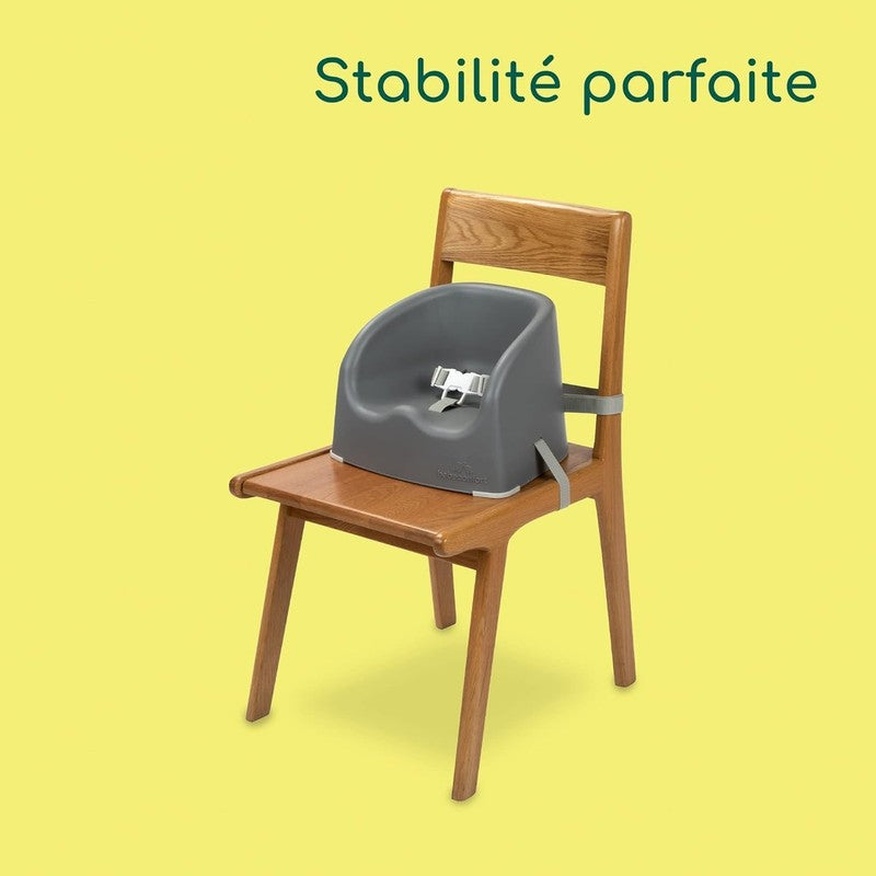 Bebeconfort Booster Seat Toddler Portable High Chair Dining Feeding Safety Grey Unbranded