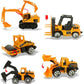 Construction Truck Toy Set Kids Diecast Vehicles Carrier Playset Figures Gift Unbranded